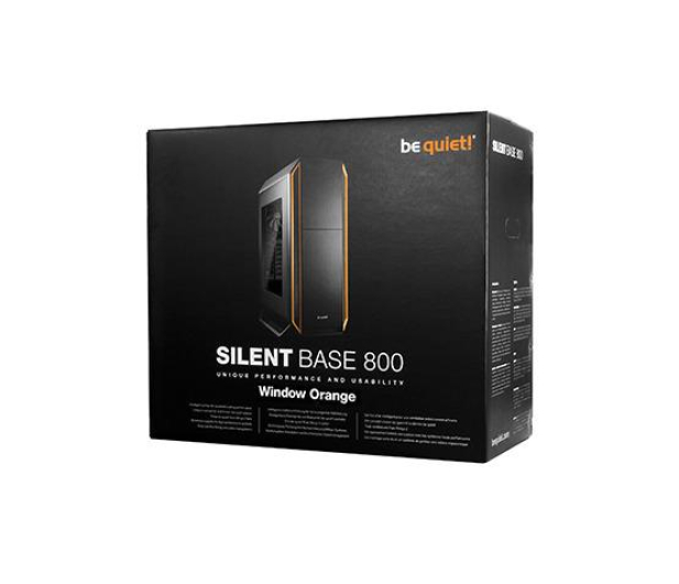 be quiet! Silent Base 800 czarno-pomarańczowa z oknem - 252390 - zdjęcie 5